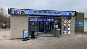 Tony's kiosk vooraanzicht